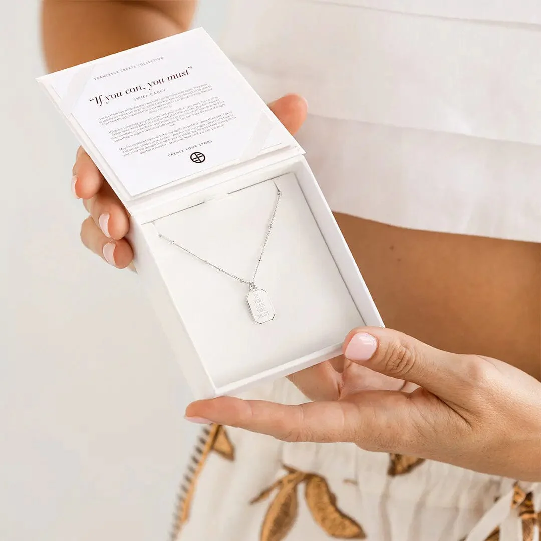Francesca X Em Carey "If you can you must" Charm - Image 4