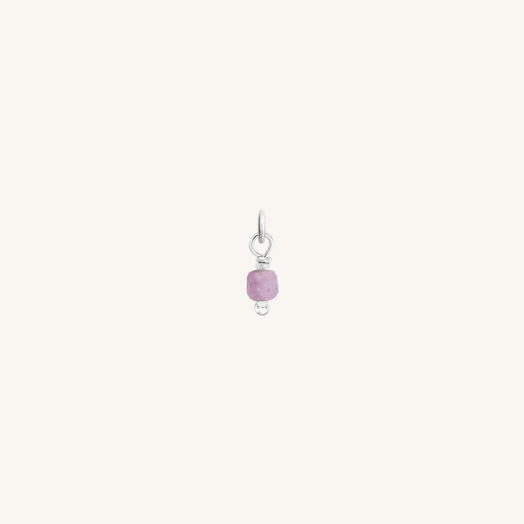Amethyst Soldering Charm - Stone of Peace - Image 3