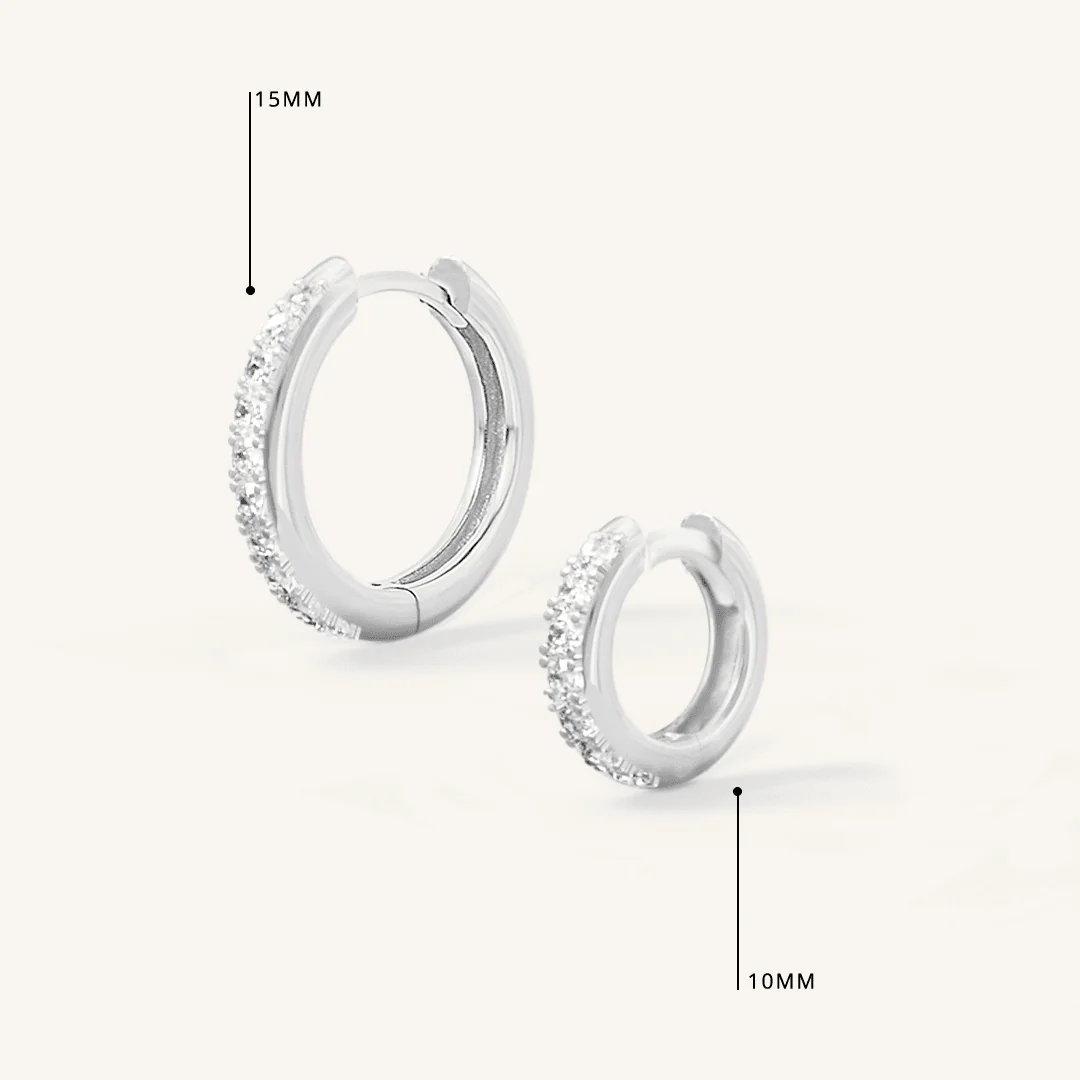 Astro Star Moon Crystal Hoops - Image 9