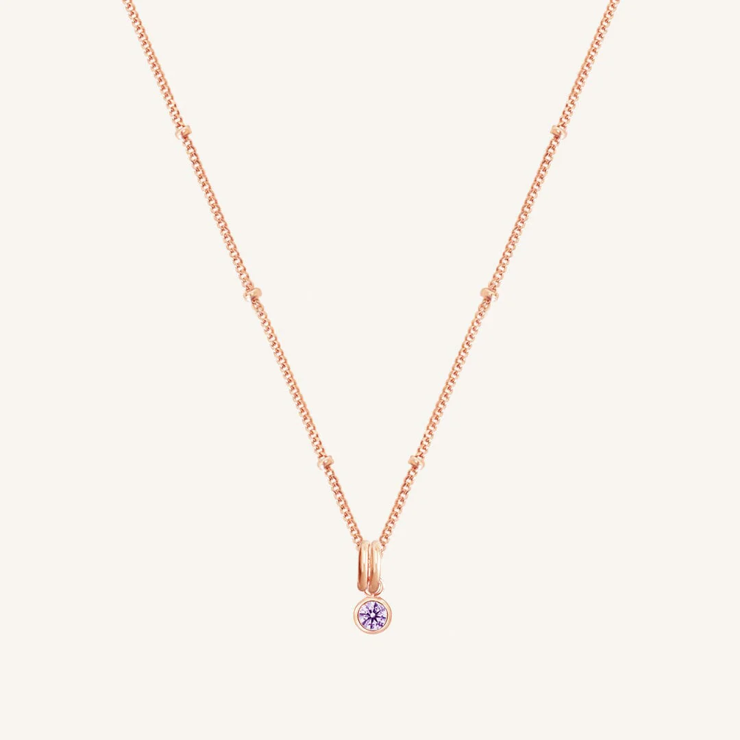 Aura Birthstone Charm Necklace - Image 10