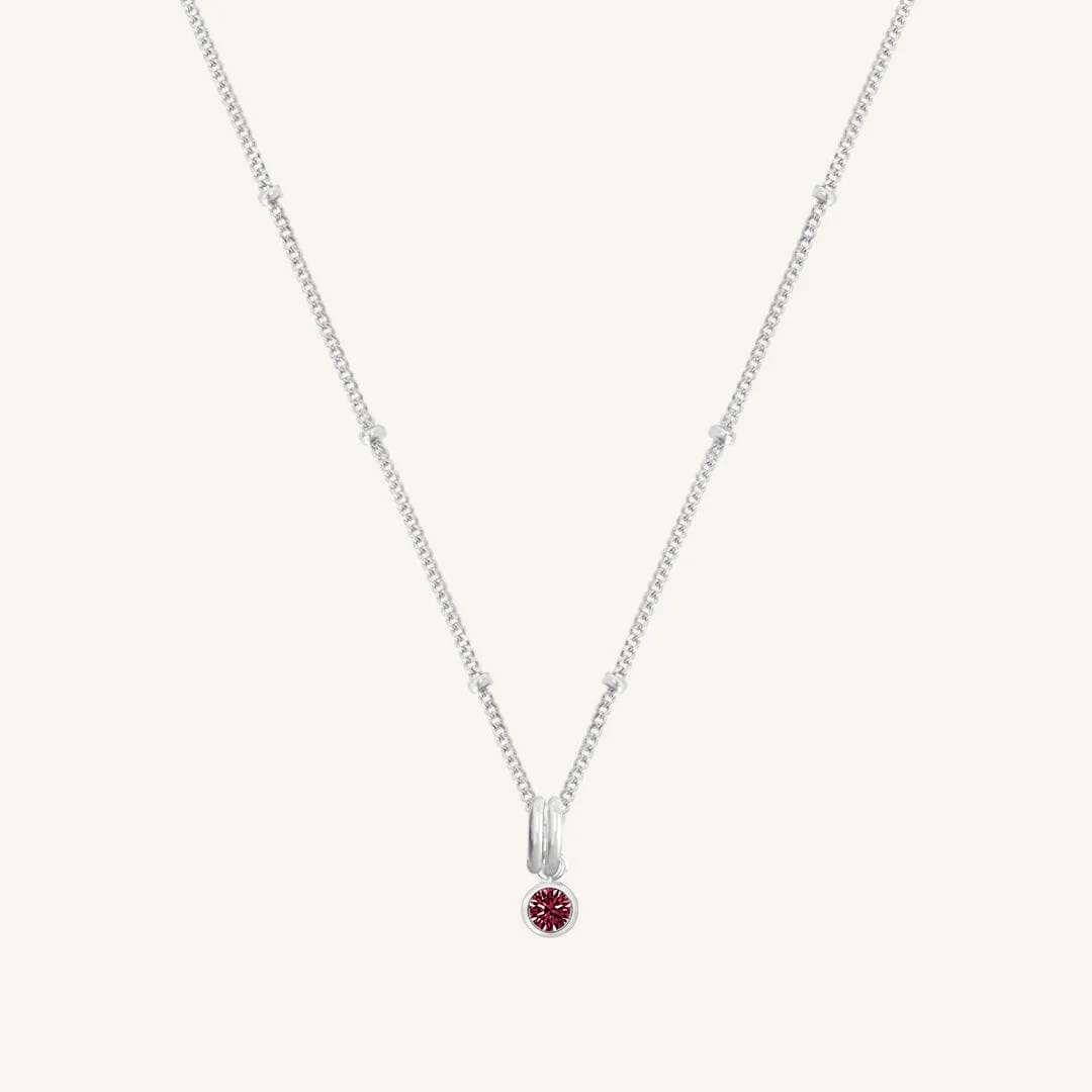 Aura Birthstone Charm Necklace - Image 42