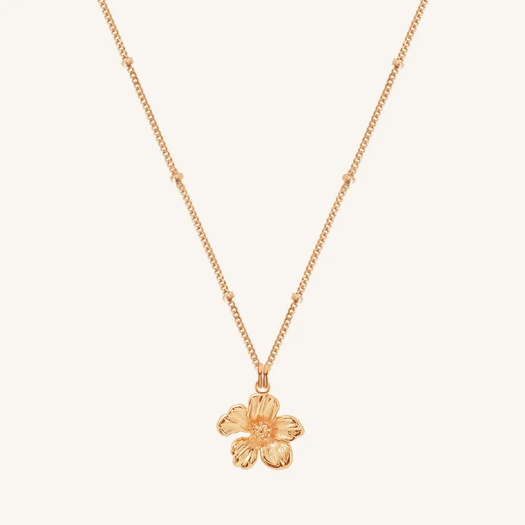 Azalea Flower Necklace - Image 2