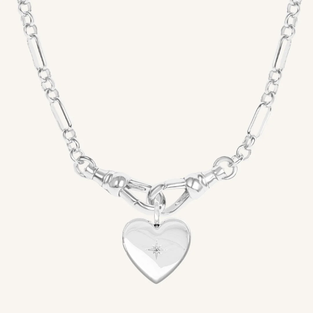Behold Heart Photo Locket Necklace - Image 15