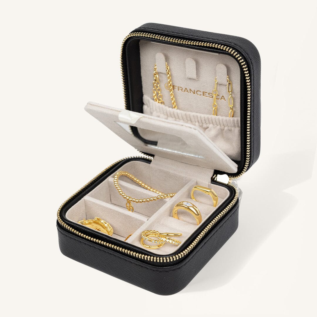 Bevel Jewellery Box Black - Image 2