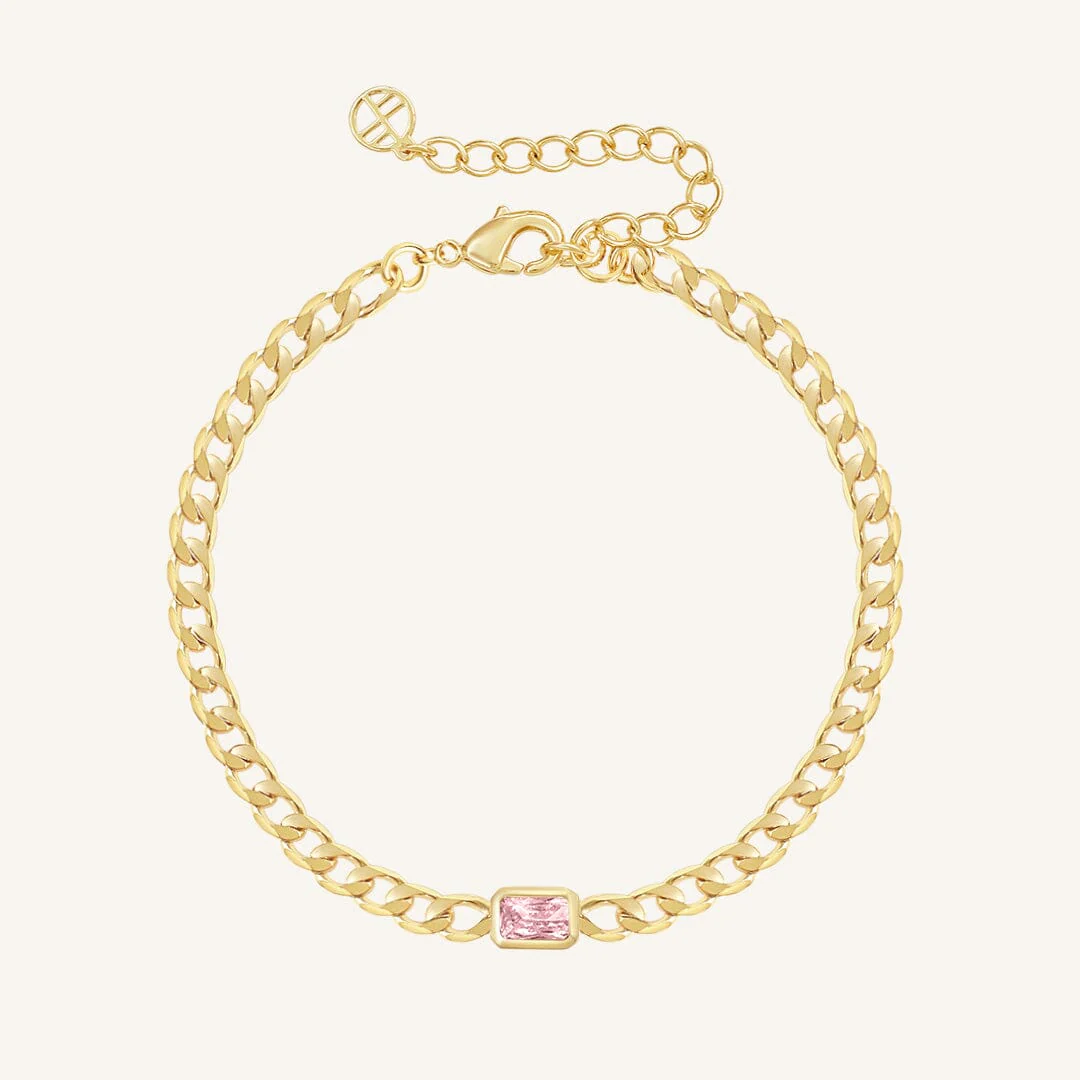 Birthstone Chain Bracelet - Image 11