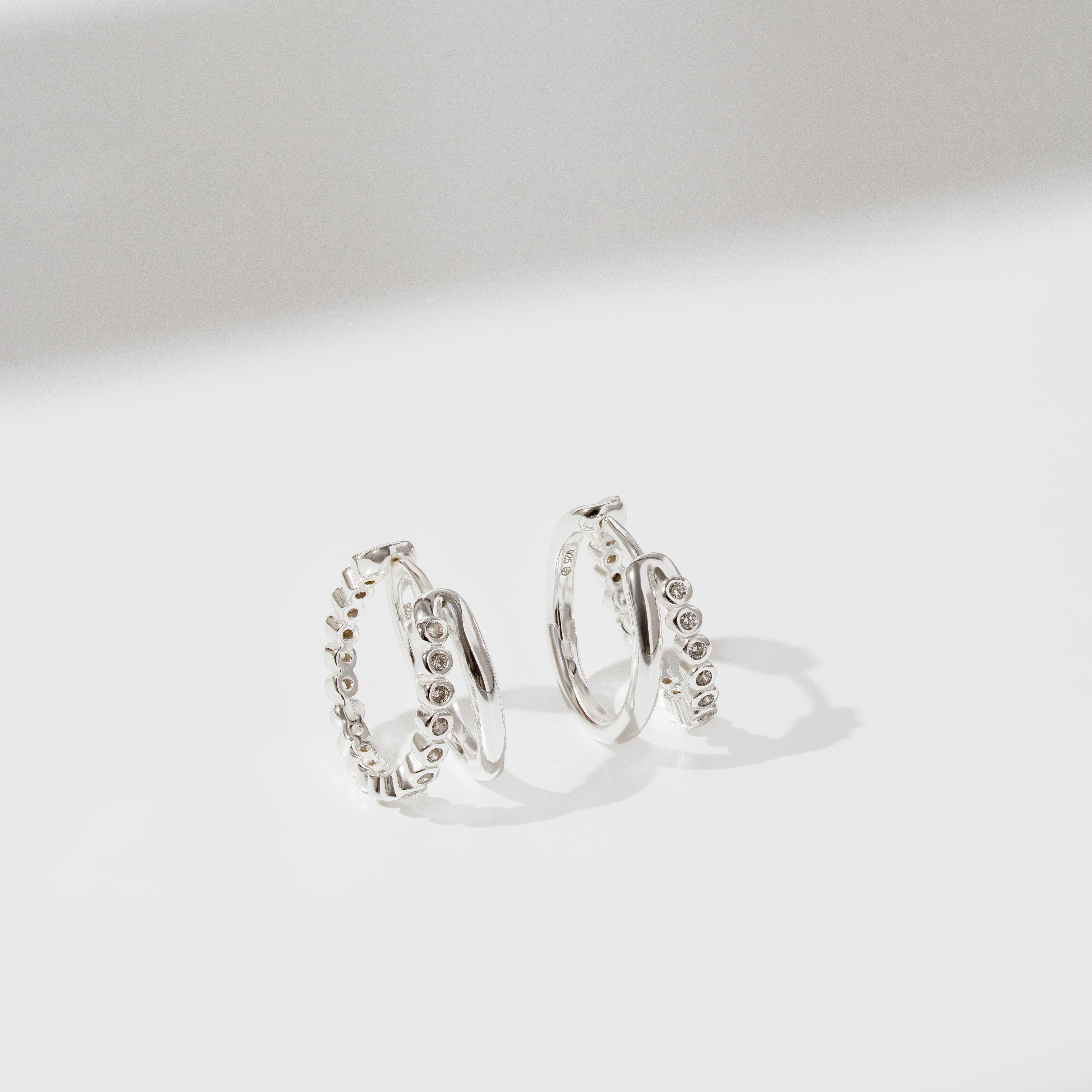 Eden Double Hoops - Image 10