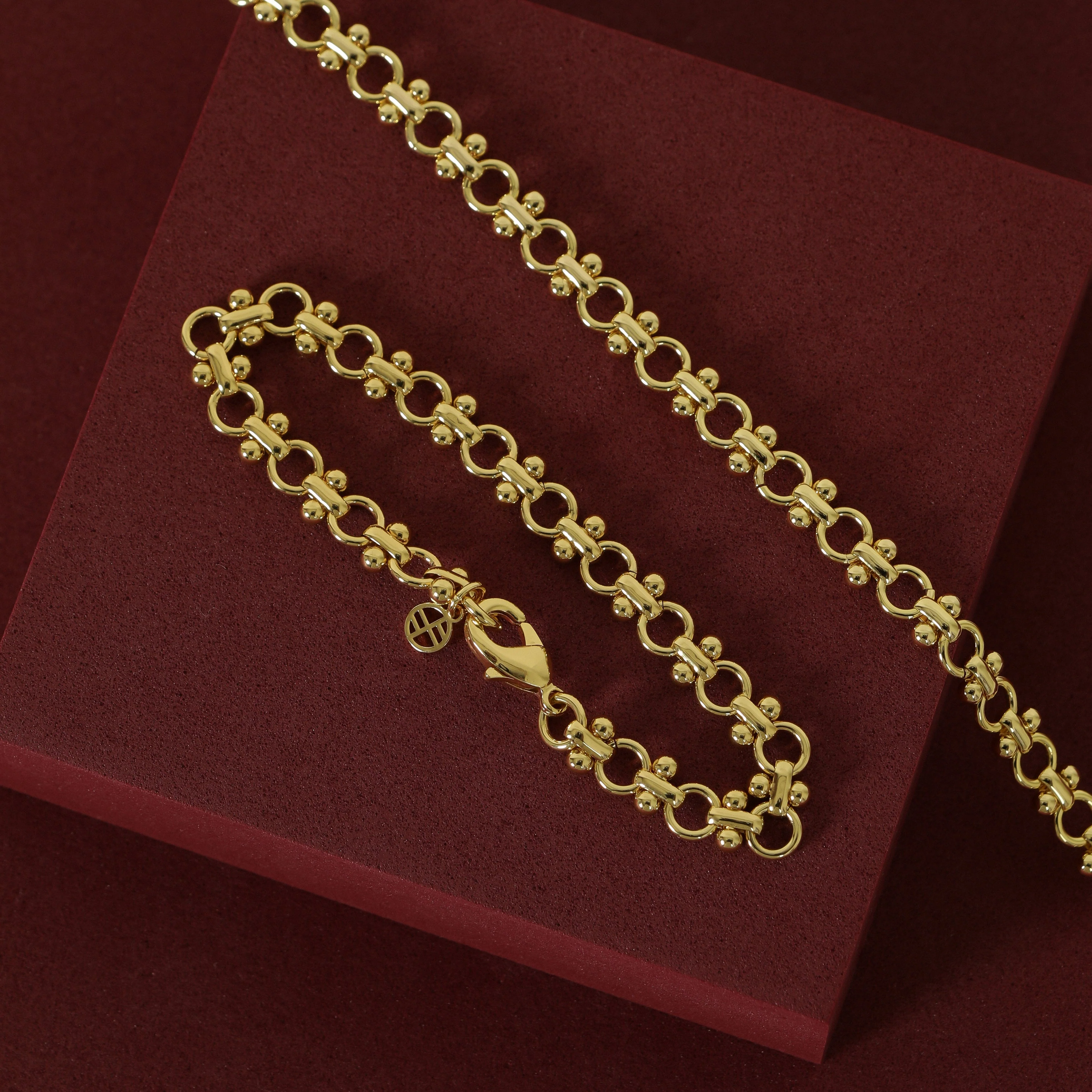 Eiffel Chain Necklace & Bracelet Set - Image 6