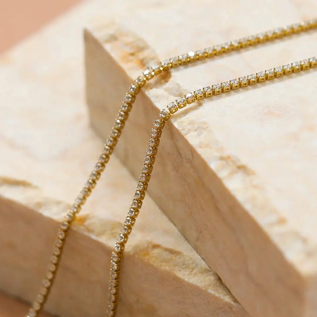 Elle Tennis Necklace - Image 4