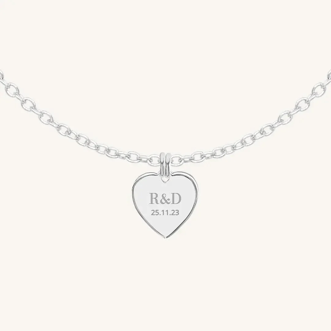 Etch Behold Heart Necklace - Image 3