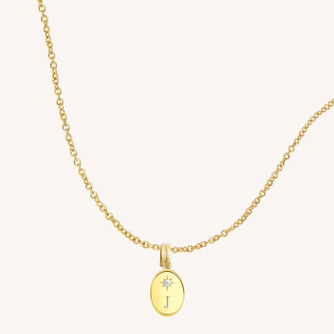 Etch Birthstone Charm Necklace - Image 21