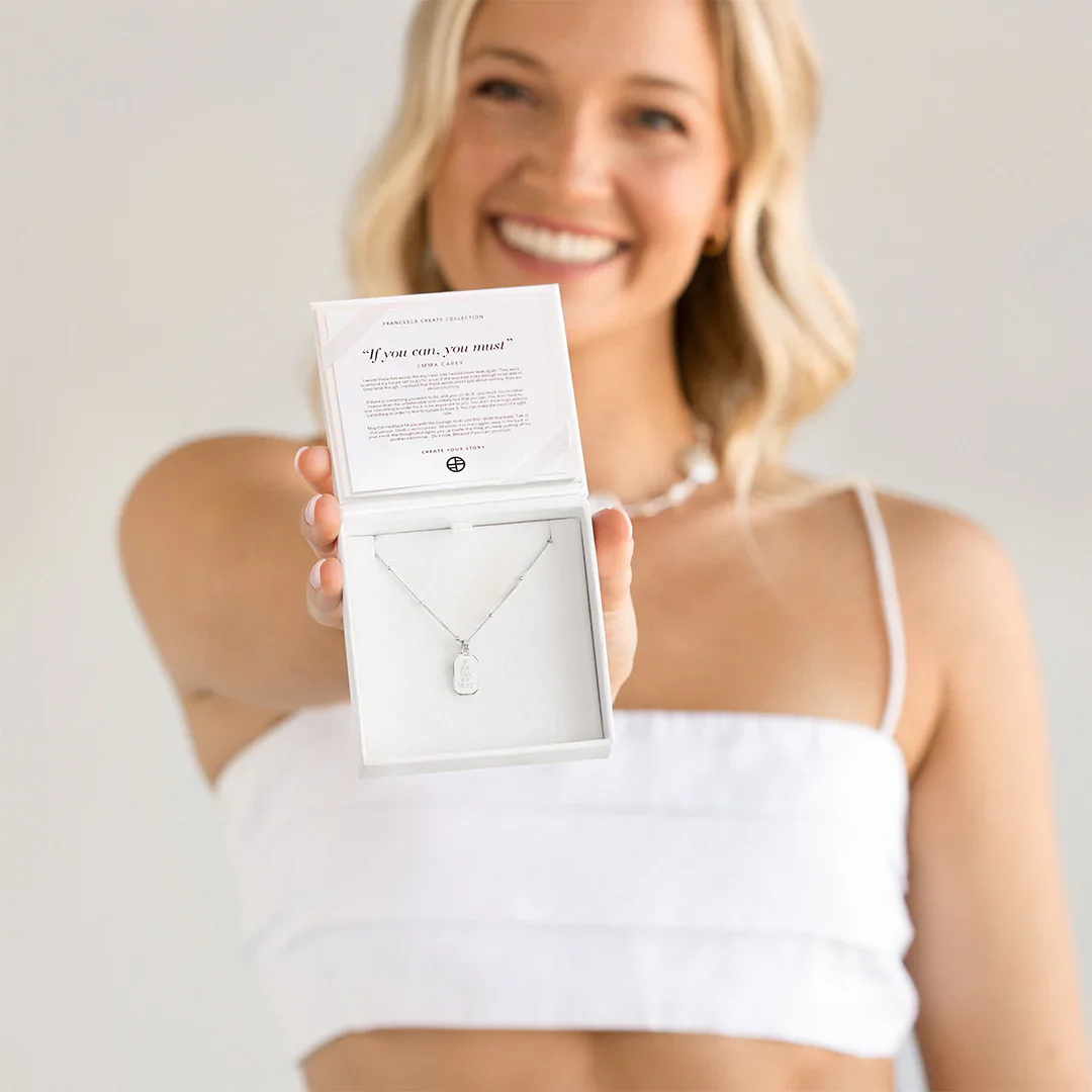 Francesca X Em Carey "If you can you must" Necklace - Image 8
