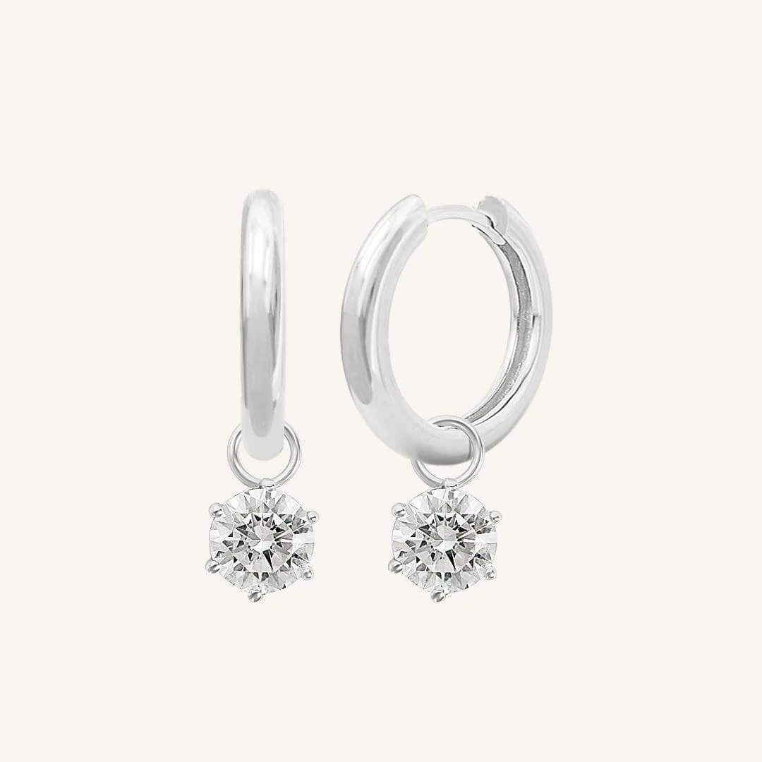 Grace Charm Hoops - Image 11