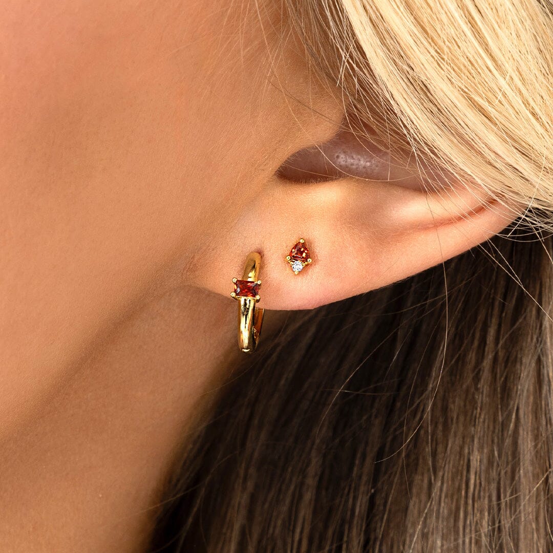 January Birthstone Studs - Image 3