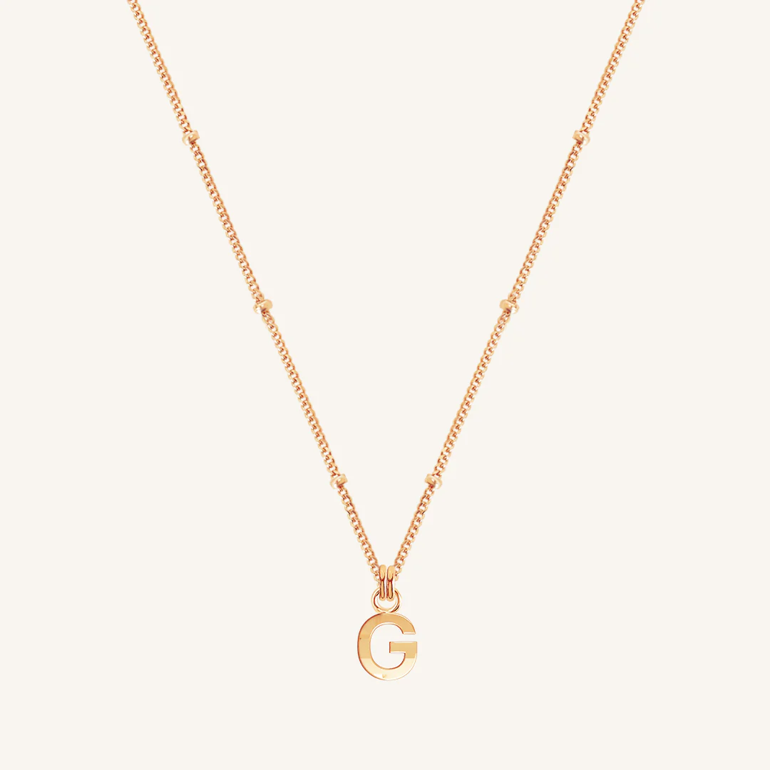 Letter Necklace Bobble Chain - Image 25