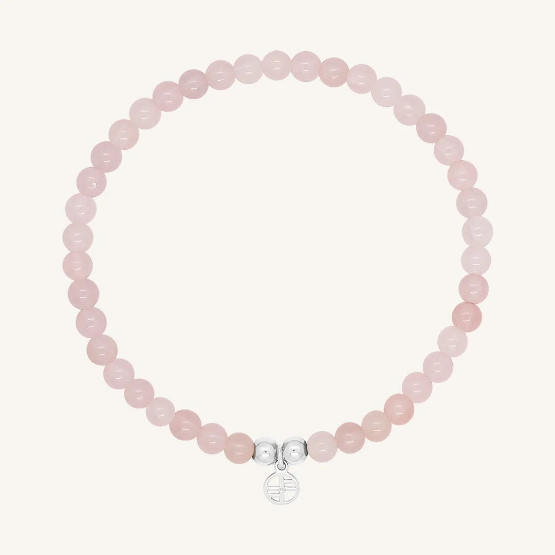 Rose Quartz Lumier Bracelet - Stone of Love - Image 3