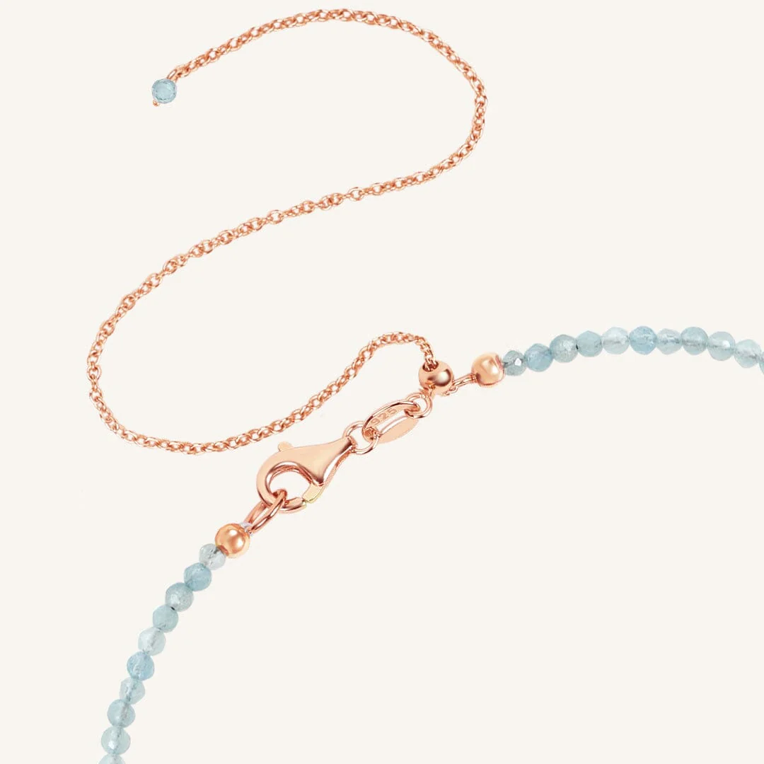 March Birthstone Necklace - Image 8