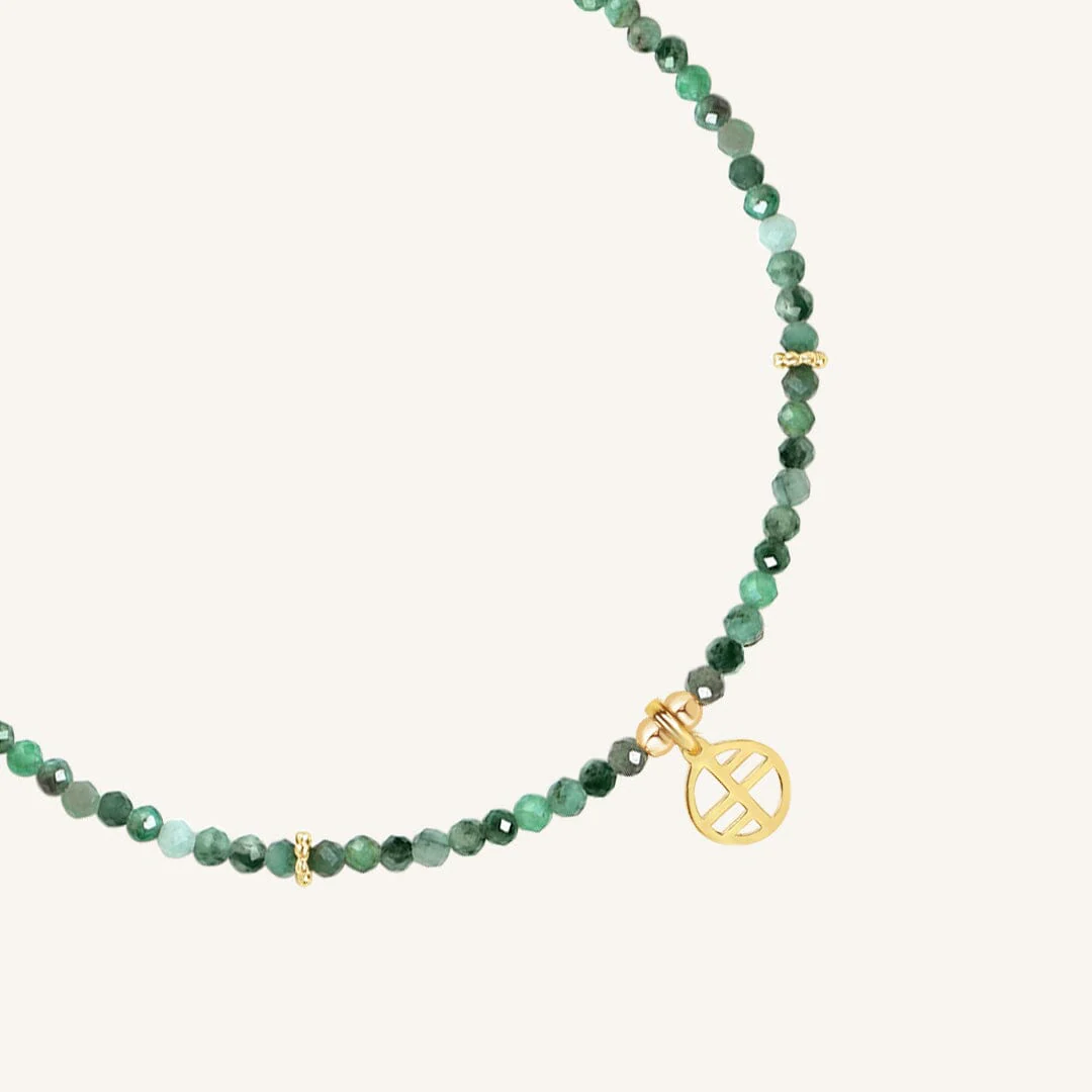 May Birthstone Necklace - Image 4