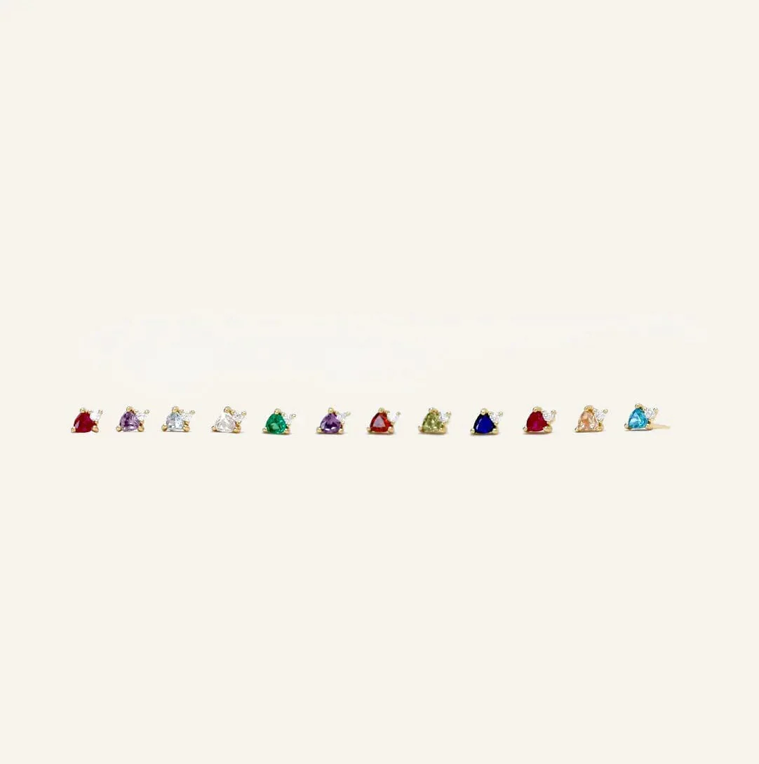 May Birthstone Studs - Image 6