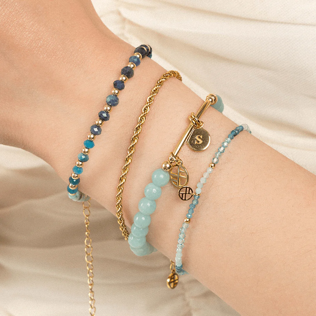 Larimar Ombre Bracelet - Stone of Happiness - Image 5