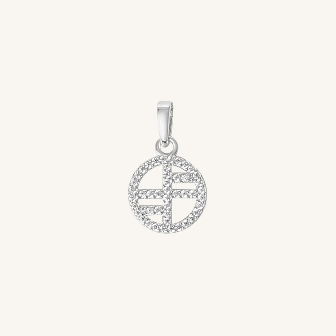 Pavé Logo Charm - Image 3