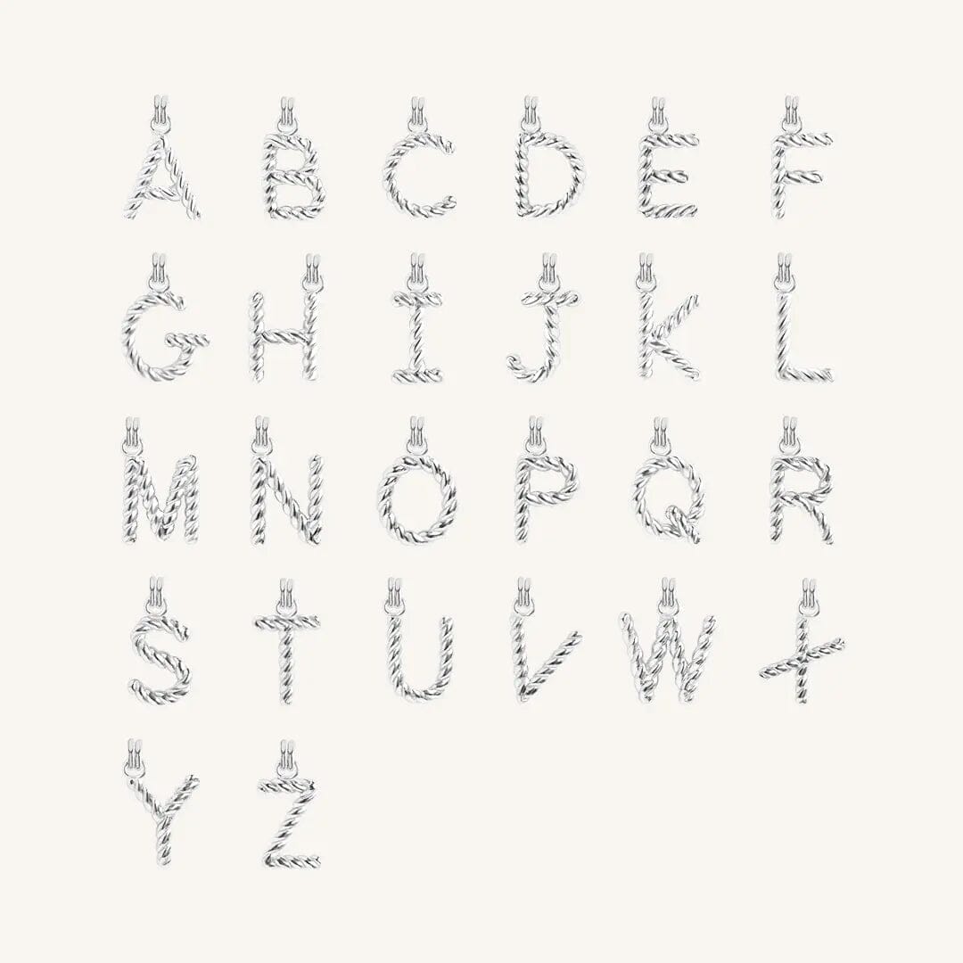 Rope Letter Charm - Image 6